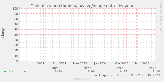 Disk utilization for /dev/localvg/image.data